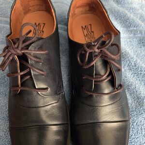 Miz Mooz Blue (Ocean) Leather Women's Shoes